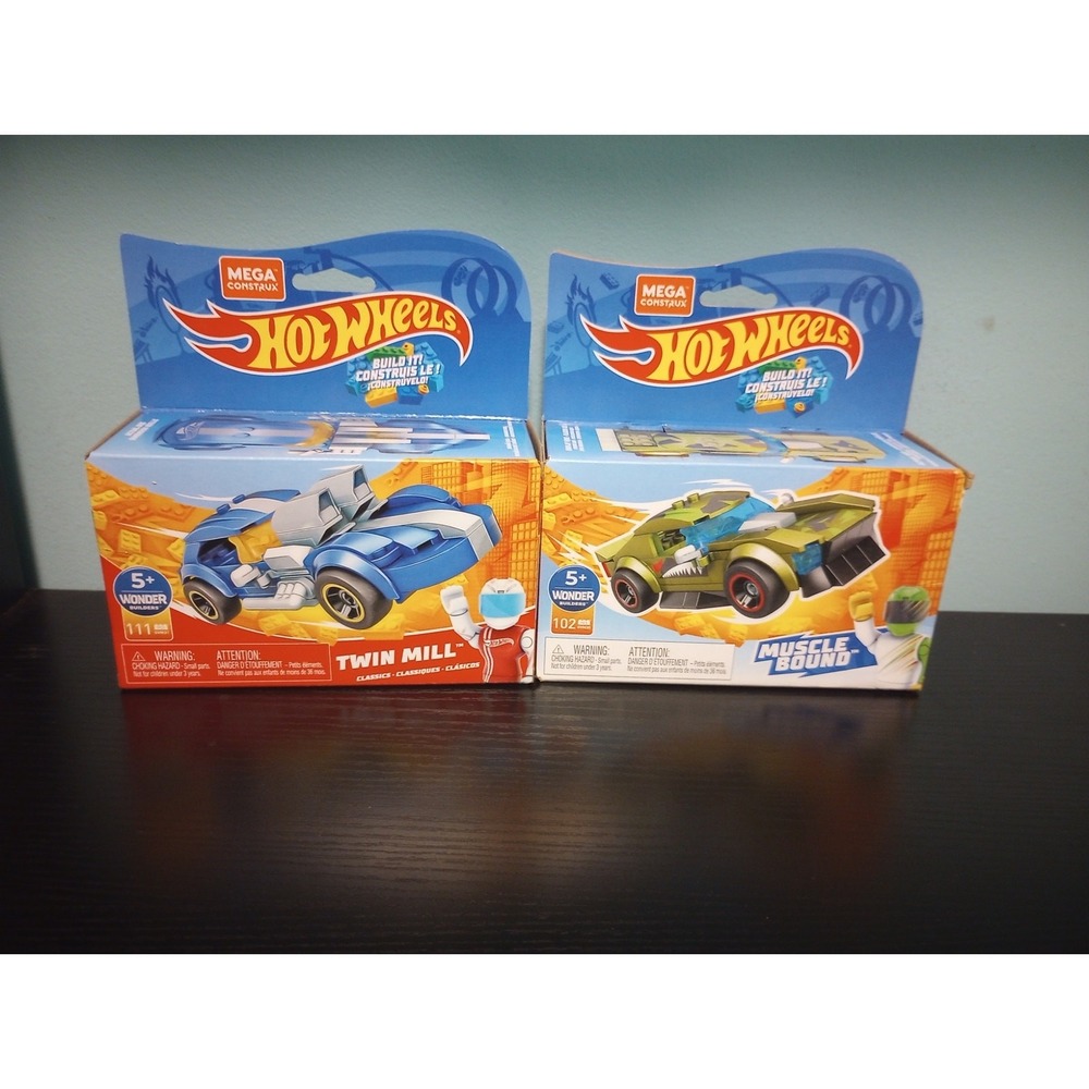 Hot Wheels Mega Construx Build Your Own Race Car‎ (2 Boxes Sealed)